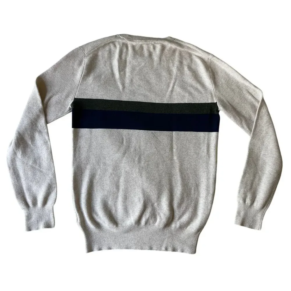J.Crew Knit Color Block Crewneck Pullover Sweater